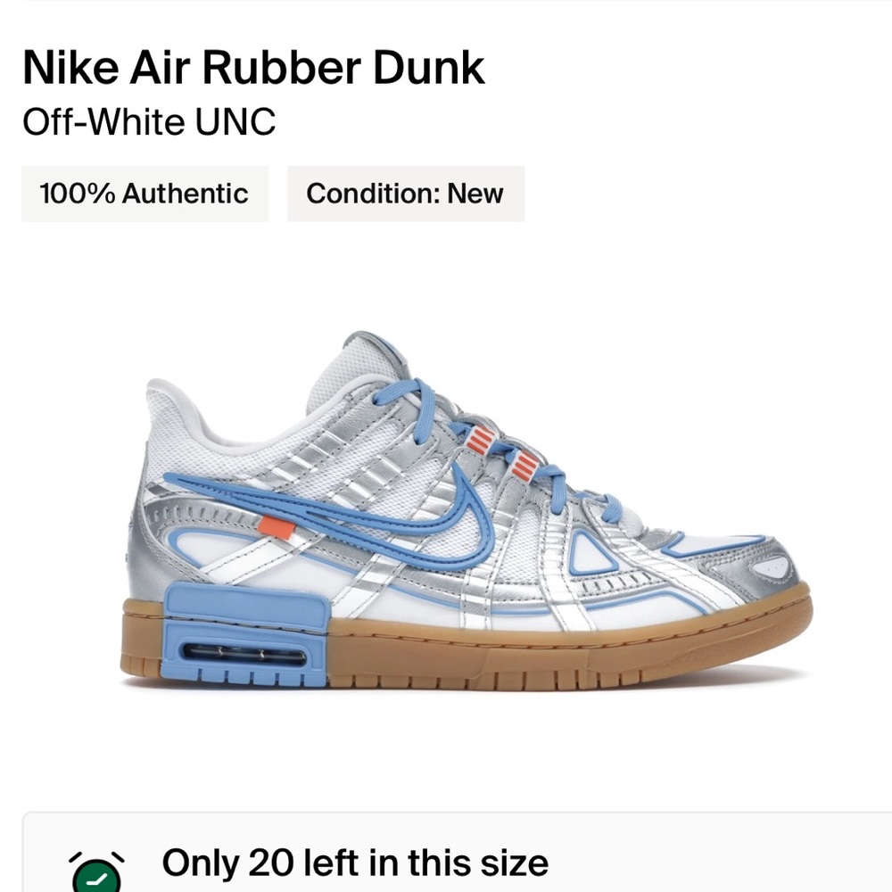 Nike Air Rubber Dunk Off-White